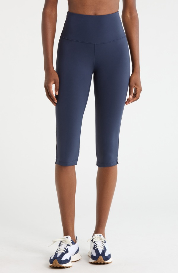 エムピージー レディース ボトムス レギンス 旗がしら MPG Sculpt Capri Leggings Navy Blazer 米国海軍
