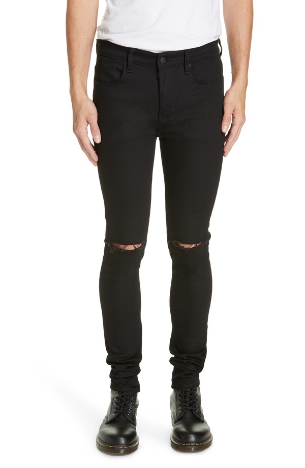 スビ メンズ ボトムス デニムパンツ ジーンズ Ksubi Van Winkle Ace Slice Skinny Fit Jeans Black ブラック