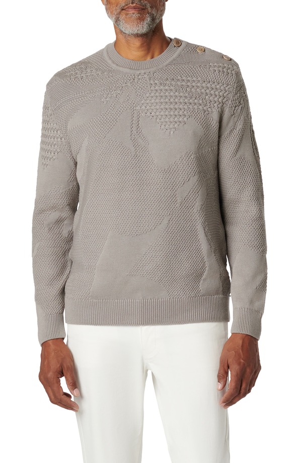 ブガッチ メンズ アウター パーカー・スウェット セーター Bugatchi Texture Stitch Sweater Willow 41,470円