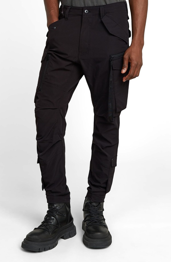 ジースター メンズ ボトムス カジュアルパンツ カーゴパンツ G-STAR Toolbox Skinny Cargo Pants Dark Black ブラック|ReVida 店