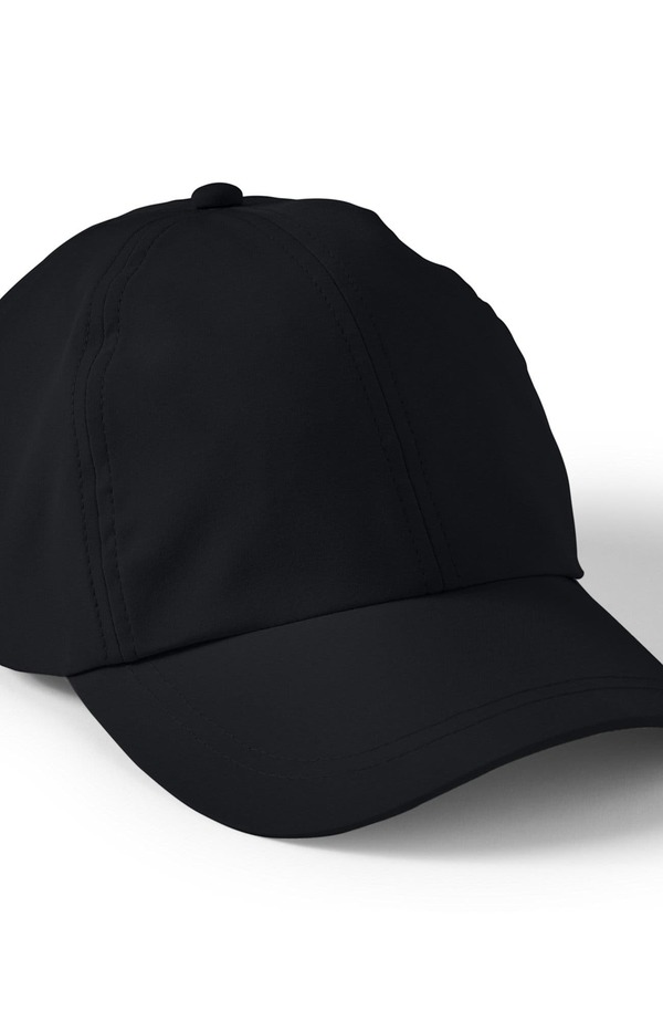 ランズエンド メンズ アクセサリー 帽子 Lands' End UPF 50 Performance Hat Black ブラック｜ReVida 店