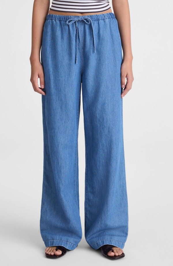 メイドウェル レディース ボトムス ジーンズズボン下 Madewell Denim Pull-On Pants Irving Wash ジーンズ
