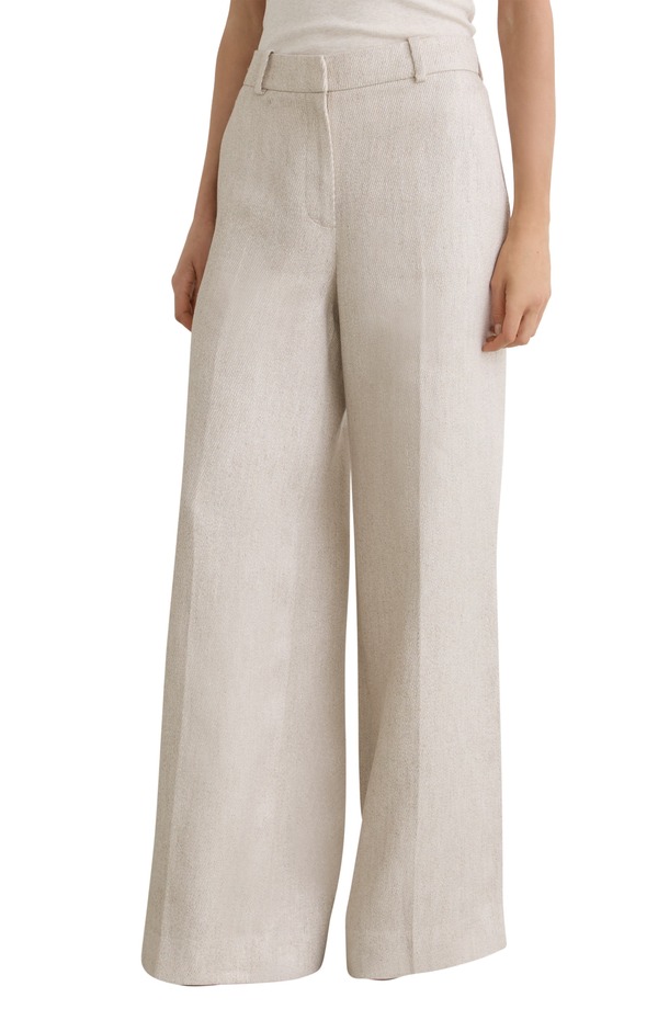 レイス レディース ボトムス レギンス ワイドレッグ パンツ Reiss Nolah Wide Leg Pants Neutral|ReVida 店