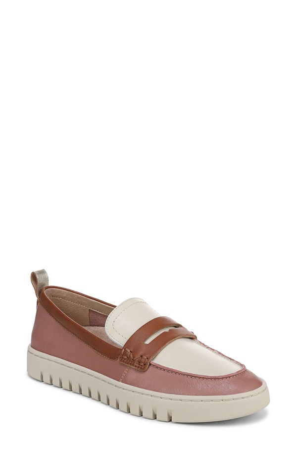 バイオニック レディース シューズ スリッポン・ローファー Vionic Uptown Hybrid Penny Loafer Cinderose Multi マルチ色合い