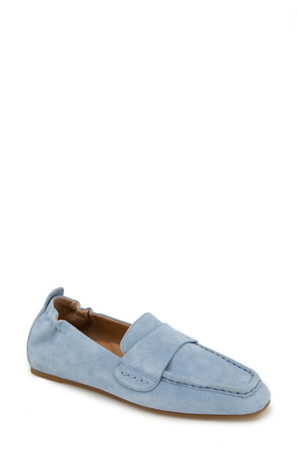 ジェントルソウルズ レディース シューズ スリッポン・ローファー Gentle Soulsophie Loafer Ashley Blue Suede 青碧