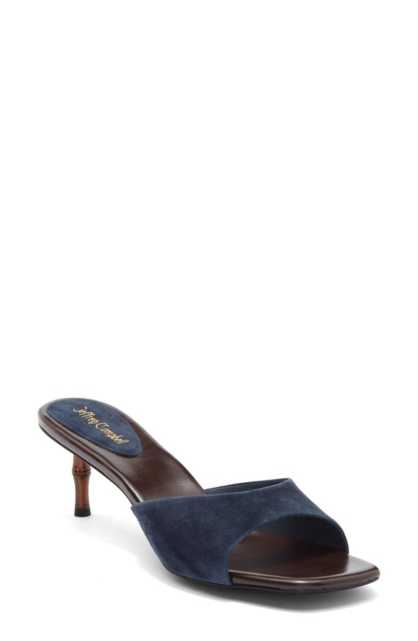 ジェフリー キャンベル レディース シューズ 踵 サンダル Jeffrey Campbell Ilocosandal Navy Suede 米国海軍