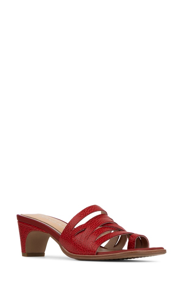 ドナルドプリネール レディース シューズ 踵 サンダル Donald Pliner Dayvi Toe Loop Sandal Tomato