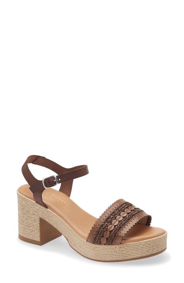 コルダーニ レディース シューズ サンダル プラットフォーム アンクル Cordani Markellespadrille Ankle Straplatform Sandal Brown Leather ブラウン｜ReVida 店