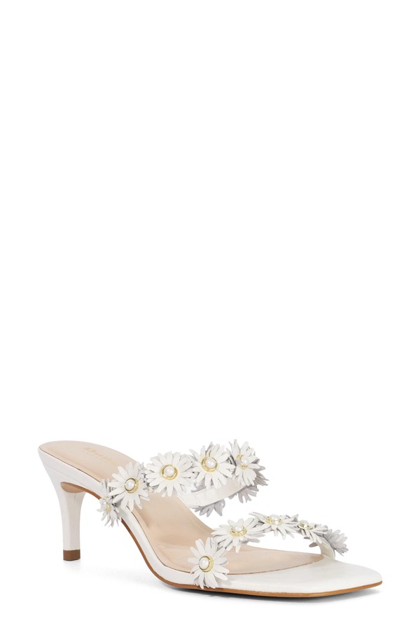 デューンロンドン レディース シューズ 踵 サンダル Dune London Maltas Kitten Heel Slide Sandal White 白いこと