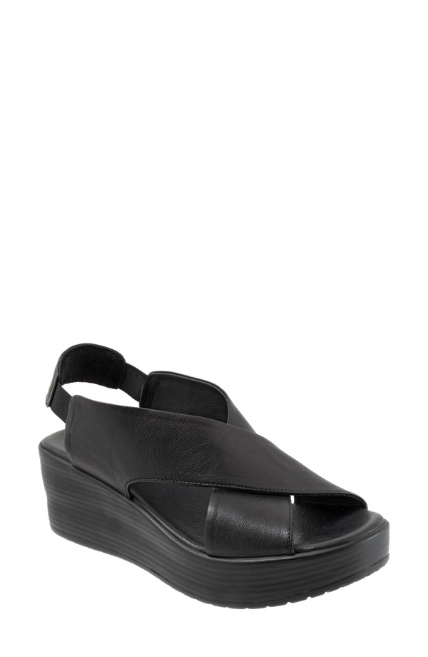 ブエノ レディース シューズ 踵 プラットホーム サンダル Bueno Naomi Platform Wedge Sandal Black 黒いこと