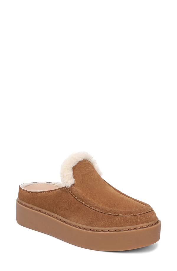 フェイバリット ドーター レディース シューズ サンダル プラットフォーム Favorite Daughter Sunny Genuine Shearling Lined Platform Clog Brown Sugar ブラウン｜ReVida 店 55,440円