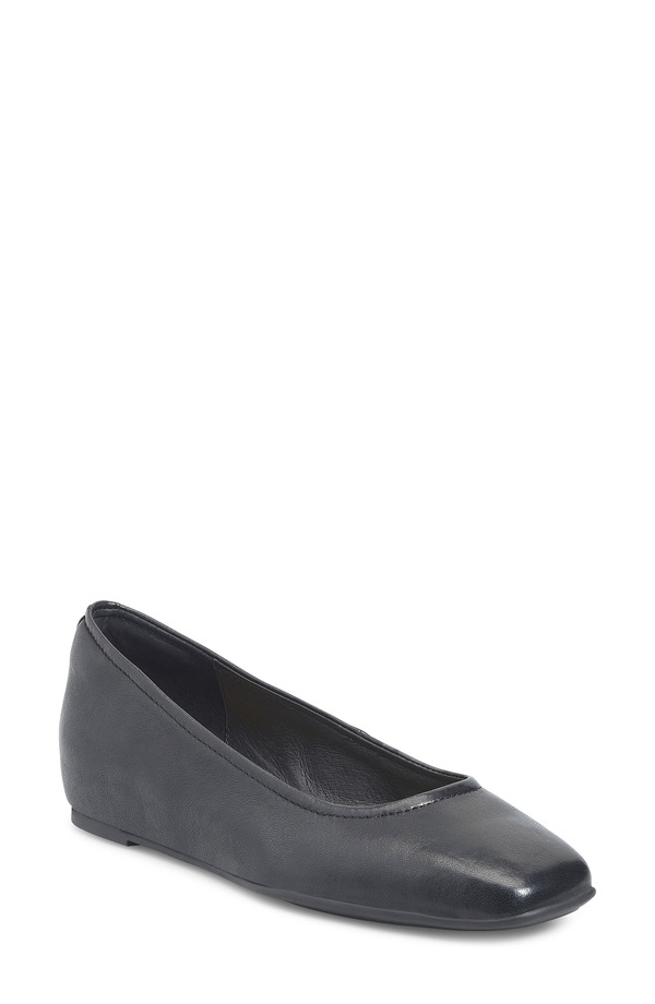 エスエフエフティ レディース シューズ パンプス Sfft Poppy Square Toe Flat Black 黒いこと
