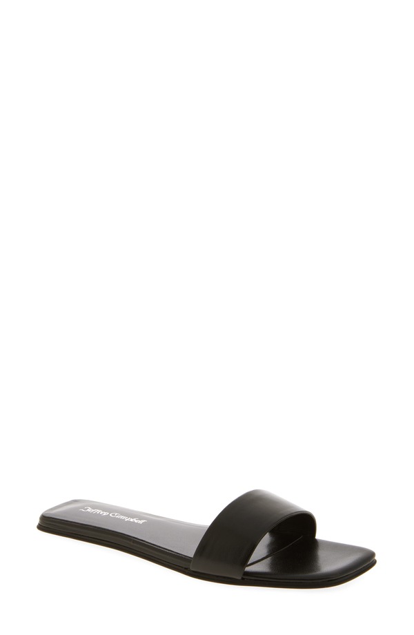 ジェフリー キャンベル レディース シューズ サンダル Jeffrey Campbell Vellum Slide Sandal Black 黒いこと