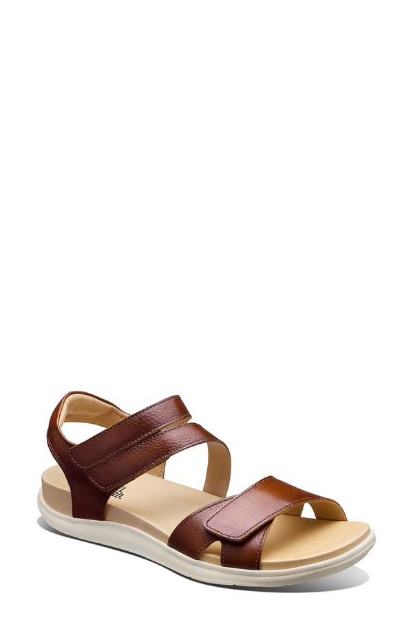 サミュエルフドバード レディース シューズ ヒール サンダル キャップ Samuel Hubbard Capri Sandal Cognac Leather｜ReVida 店