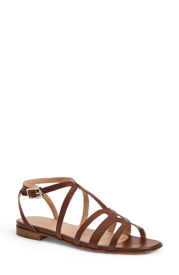 ブルーノマグリ レディース シューズ サンダル アンクル Bruno Magli Fiore Ankle Strap Sandal Brownappa 赤銅色
