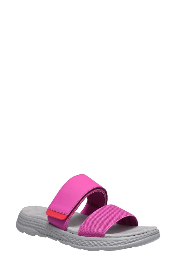 プロプト レディース シューズ サンダル ProptravelActive Allegra Slide Sandal Grey/ Fuchsia 薄墨色