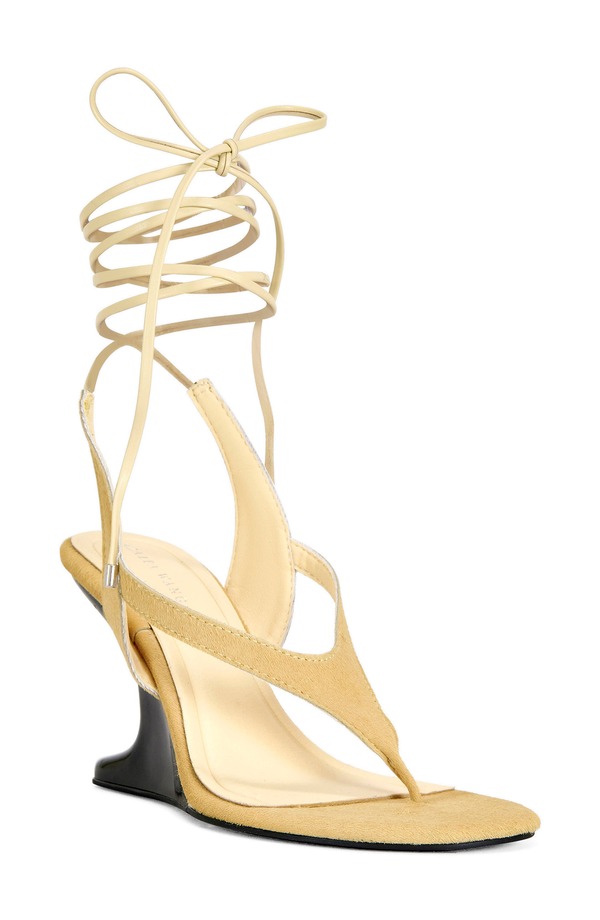 アザレア 一 レディース シューズ 踵 サンダル AZALEA WANG Tamsie Floating Heel Sandal Beige ベージュ