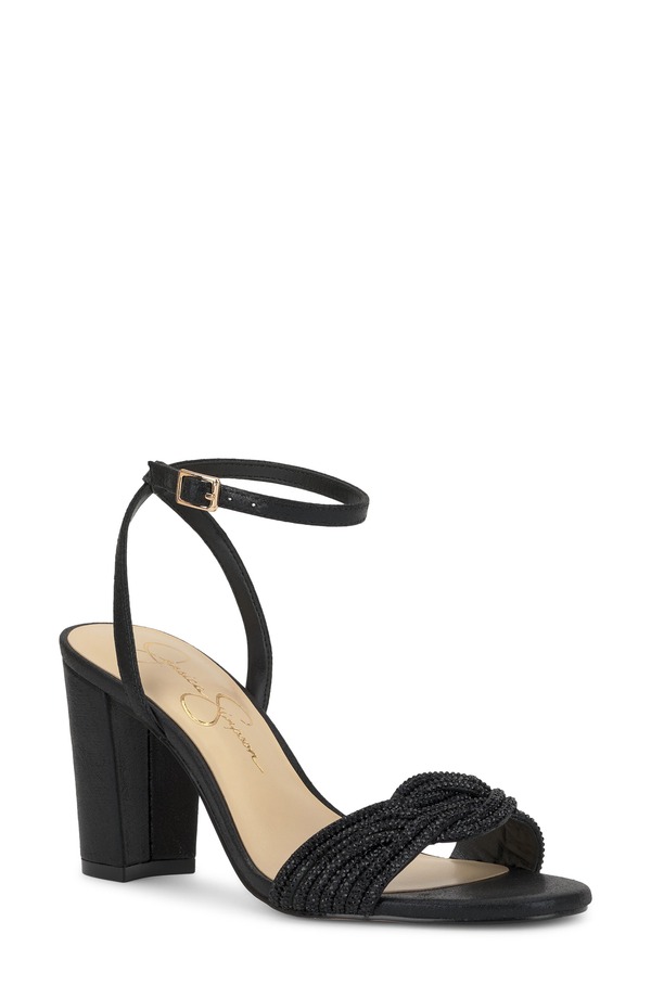 ジェシカシンプソン レディース シューズ ヒール サンダル Jessica Simpson Siena Sandal Black ブラック｜ReVida 店 19,511円