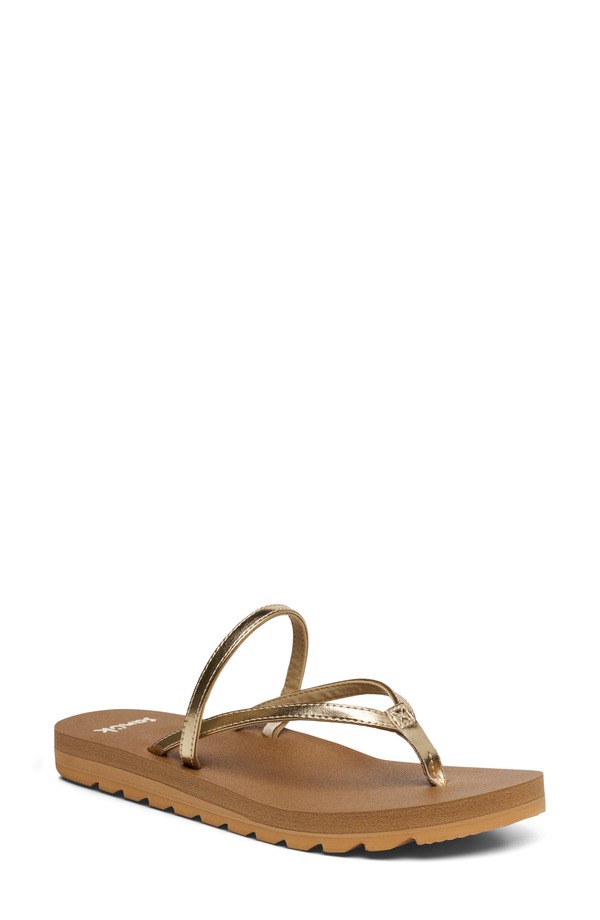 サヌーク レディース シューズ サンダル Sanuk Yoga Strappy Sandal Champagne シャンパン｜ReVida 店