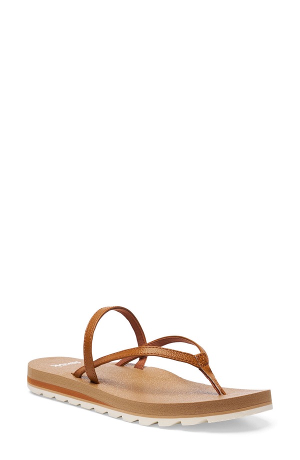 サヌーク レディース シューズ サンダル Sanuk Yoga Strappy Sandal Roasted Pecan｜ReVida 店