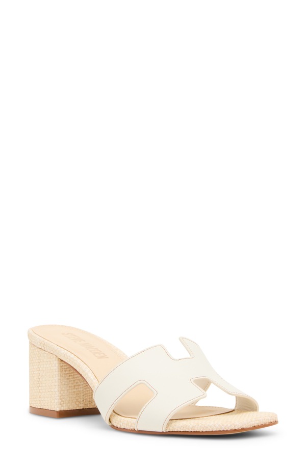 スティーブ マデン レディース シューズ 踵 サンダル Steve Madden Hana Slide Sandal Bone Leather