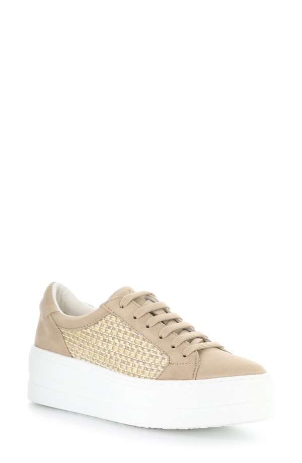 ボスアンドコー レディース シューズ スニーカー プラットホーム スピード競技 Bos. \u0026 Co. Mera Lace-Uplatform Sneaker Almondine