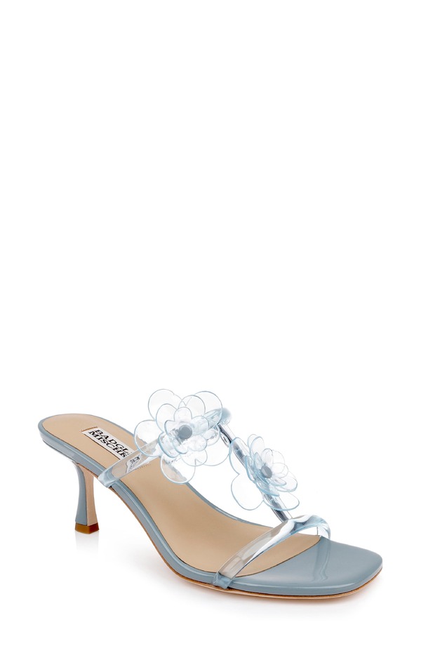バッドグレイミッシカ レディース シューズ 踵 サンダル Badgley Mischka Collection Xyra T-Strap Sandal Ice
