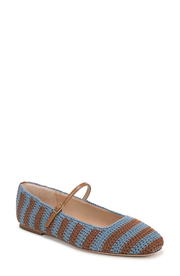 ヴェロニカ ベアード レディース シューズ パンプス Veronica Beard Ellie Crochet Flat Blue Steel/ Hazelwood 青色
