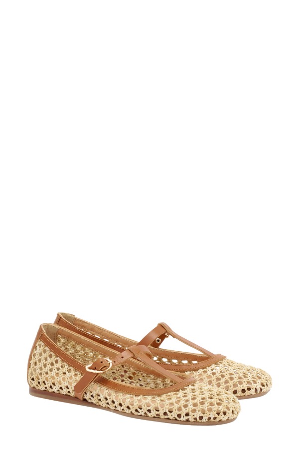 アンシエントグリークサンダル レディース シューズ パンプス Ancient Greek Sandals Aerati T-Strap Raffia Flat Natural