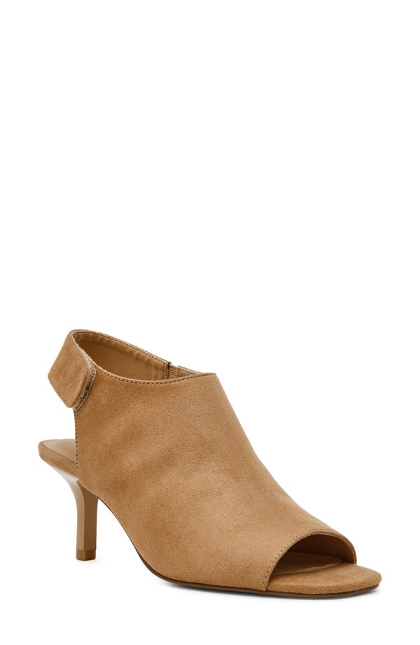 アンクライン レディース シューズ 踵 サンダル アンクル Anne Klein Semanankle Strap Sandal Sand Suede 真砂