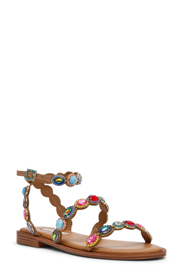 スティーブ マデン レディース シューズ サンダル アンクル Steve Madden Tawnie Ankle Strap Sandal Bright Multi マルチ色合い
