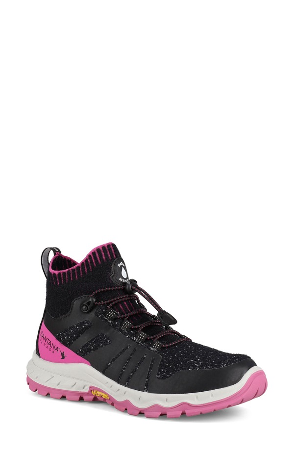 サンタナカナダ レディース シューズ スニーカー トール Santana Canada Tallon Waterproof Sneaker Black / Fuschia ブラック|ReVida 店