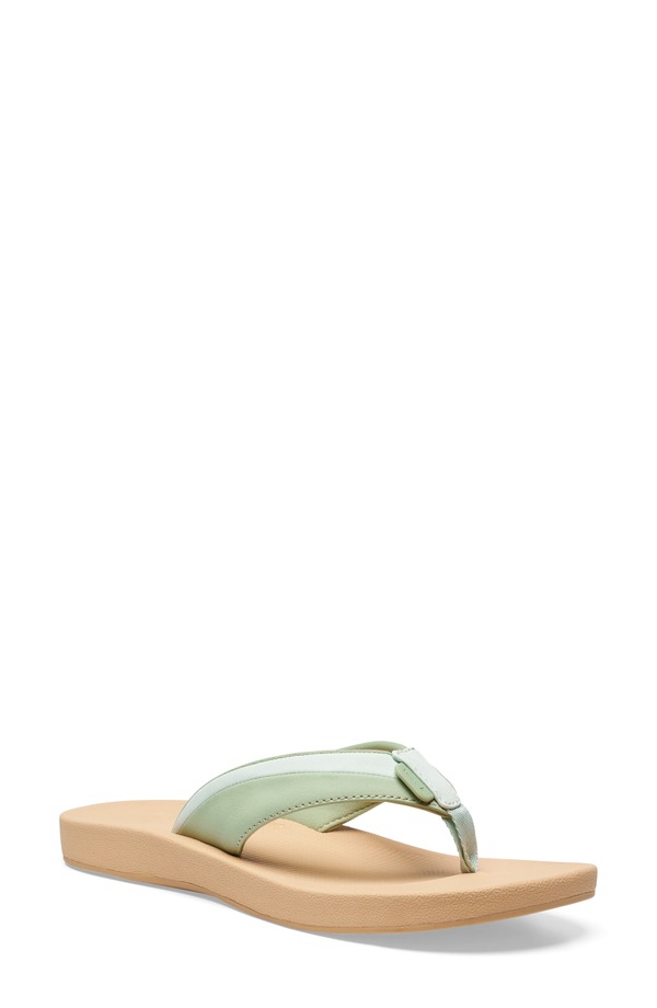 サヌーク レディース シューズ サンダル Sanuk Cosmic Aquarius Water Friendly Flip Flop Spa Blue ブルー｜ReVida 店
