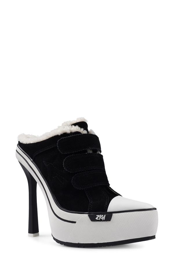 ジジ レディース シューズ パンプス プラットホーム ZIGI Harlemm Pointed Toe Platform Pump Black 黒いこと