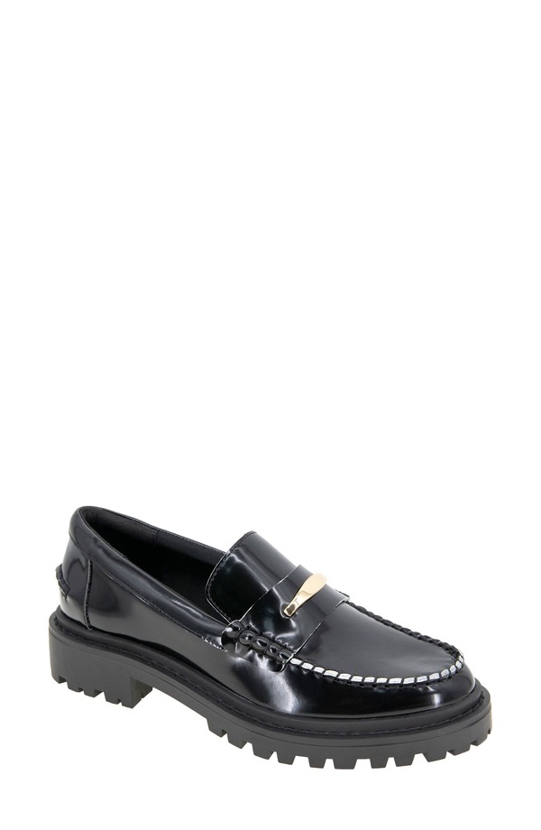 BCB 世代 レディース シューズ スリッポン・ローファー BCBGeneration Laney Lug Loafer Black 黒いこと ローファー-レディース靴-靴