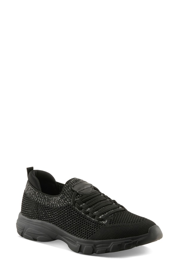 フレクサス レディース シューズ スニーカー Flexus by Spring Step Gambino Low Top Sneaker Black 黒いこと