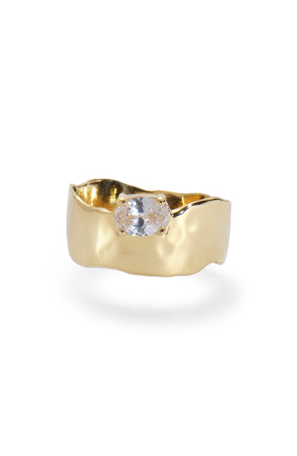 レディーグレー レディース アクセサリー 指輪 Lady Grey Cubic Zirconia Drift Ringold ゴールド|ReVida 店