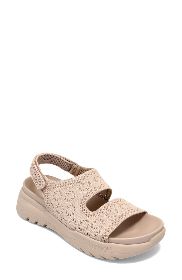 エアロソールズ レディース シューズ 踵 サンダル メッシュ Aerosoles Helsea Mesh Slingback Sandal Cipria Lace Knit