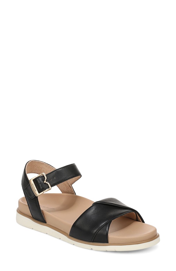 御医者さん・肩かけ レディース シューズ サンダル Dr. Scholl\u0027s Free To Move Quarter Strap Sandal Black 黒いこと