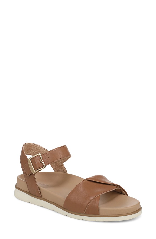 御医者さん・肩かけ レディース シューズ サンダル Dr. Scholl\u0027s Free To Move Quarter Strap Sandal Honey Brown 赤銅色