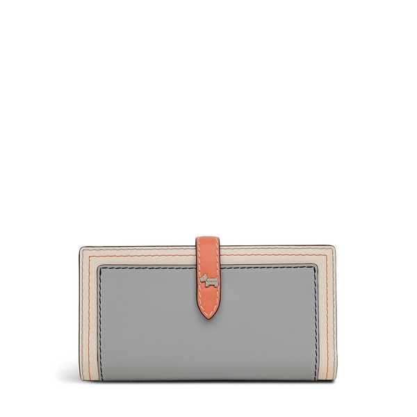 ラドリー レディース 付属品 紙入れ Radley Willistreet - Colourblock Large Flapover Wallet Steel