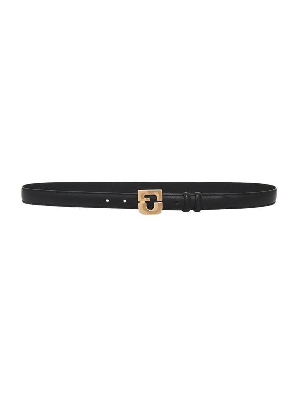 ジェラルド・ダレル レディース 付属物 三尺帯 なめし革 GERARDARELe Lauren Slim Leather Belt Black 黒いこと
