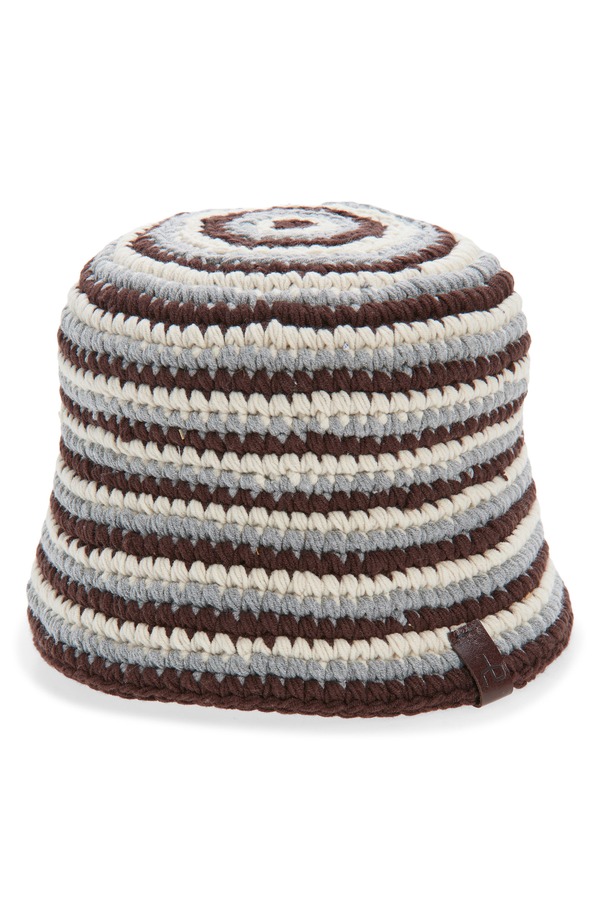 ラグアンドボーン レディース 添え物 かぶり笠 編み物 rag \u0026 bone Lou Knit Bucket Hat Brown Multi 赤銅色