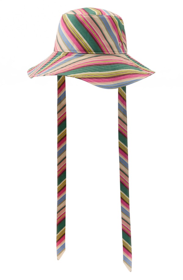 ヘレンカミンスキー レディース 添え物 かぶり笠 綿織物 Helen Kaminskiyoma Stripe Organicotton Bucket Hat Stripe 縞模様