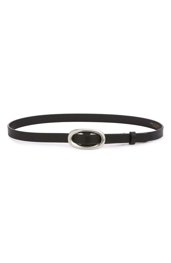 ラグアンドボーン レディース 佩び物 胴締め なめし革 rag \u0026 bone Harper Leather Belt Black 黒いこと
