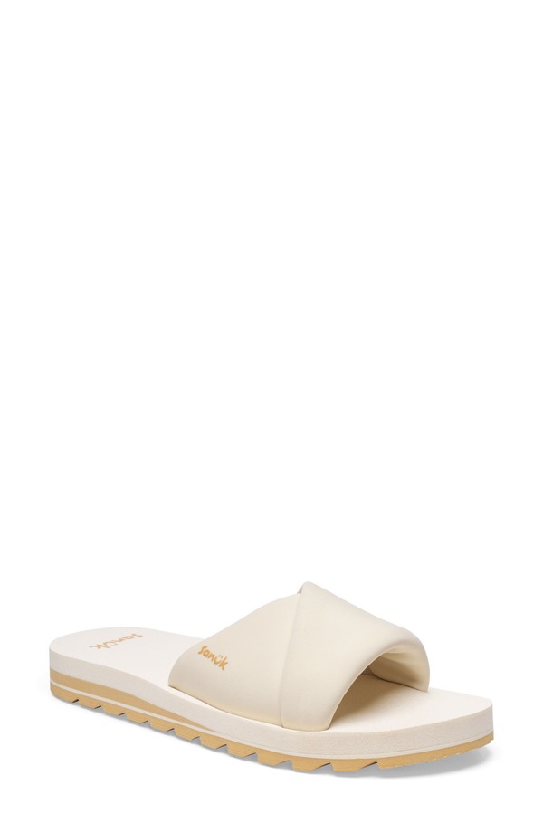 サヌーク レディース シューズ サンダル Sanuk Yoga Slide Sandal Marshmellow｜ReVida 店