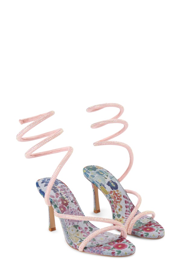 カートジェイガーロンドン レディース シューズ 踵 非対称 サンダル Kurt Geiger London Spiral Asymmetric Sandalight/ Pastel Blue 青色