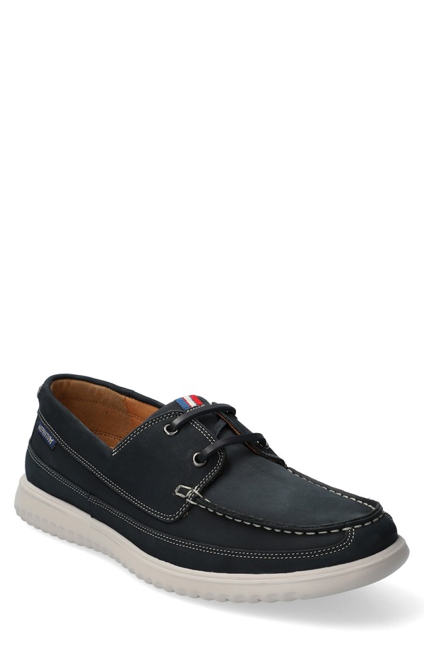 メフィスト メンズ シューズ スリッポン・ローファー Mephisto Trevis Boat Shoe Deep Blue 青色