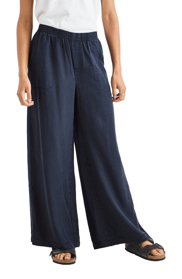 スプレンディット レディース ボトムス レギンス ズボン下 Splendid Angie Palazzo Pants Navy 米国海軍