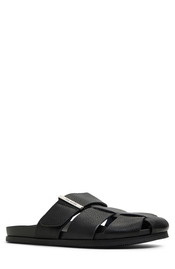 テッドベーカー メンズ シューズ サンダル Ted Baker London Brixham Fisherman Sandal Black 黒いこと